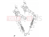 SUZUKI GS500E K (1989) (E28) 10 - CAM SHAFT - VALVE