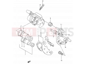 SUZUKI GS500E K (1989) (E28) 45 - FRONT CALIPER (MODEL K/L/M/N/P/R/S)