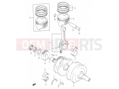 SUZUKI GS500E N (1992) (E28) 7 - CRANKSHAFT