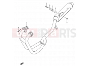 SUZUKI GS500E P (1993) (E28) 14 - MUFFLER