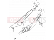 SUZUKI GS500E P (1993) (E28) 34B - FRAME COVER (MODEL P)