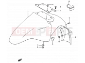SUZUKI GS500E P (1993) (E28) 36 - FRONT FENDER