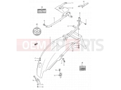 SUZUKI GS500E P (1993) (E28) 39 - REAR FENDER
