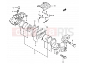 SUZUKI GS500E P (1993) (E28) 50A - REAR CALIPER (MODEL P/R/S/T)