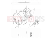 SUZUKI GS500E S (1995) (E28) 24A - HEADLAMP (MODEL R/S/T)
