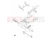 SUZUKI GS500E X (1999) 48 - REAR SWINGING ARM