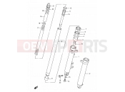 SUZUKI GS500E X (1999) 43 - FRONT DAMPER