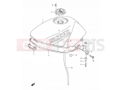 SUZUKI GS500EU X (1999) 33A - FUEL TANK (MODEL W/X)