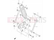 SUZUKI GS500EU X (1999) 49 - CUSHION LEVER