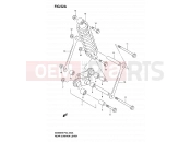 SUZUKI GS500FU K4 (2004) 52A - CUSHION LEVER (MODEL K4/K5/K6)