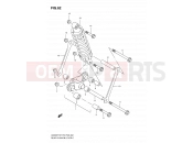 SUZUKI GS500H / GS500FH K7 (2007) (P03,P28,P33,P95) 62 - CUSHION LEVER