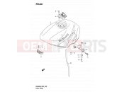 SUZUKI GS500HU K3 (2003) 36 - FUEL TANK (MODEL K3)