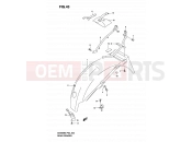 SUZUKI GS500HU K3 (2003) 43 - REAR FENDER