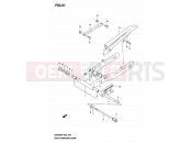SUZUKI GS500HU K3 (2003) 51 - REAR SWINGING ARM (MODEL K3)