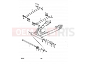 SUZUKI GS550 T (1996) 64 - REAR SWINGING ARM