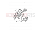 SUZUKI GS550 X (1999) 8 - STARTER CLUTCH