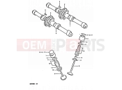 SUZUKI GS550 X (1999) 9 - CAM SHAFT - VALVE