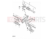 SUZUKI GS550 X (1999) 41 - FOOTREST