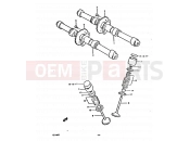 SUZUKI GS550D T (1996) 9 - CAM SHAFT - VALVE