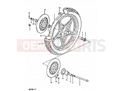 SUZUKI GS550E X (1999) 49 - FRONT WHEEL (GS550EX)