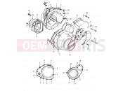 SUZUKI GS550L T (1996) 5 - CRANKCASE COVER
