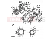SUZUKI GS550M X (1999) 6 - CRANKCASE COVER