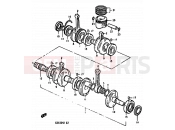 SUZUKI GS550M X (1999) 8 - CRANKSHAFT
