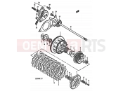 SUZUKI GS550M X (1999) 16 - CLUTCH
