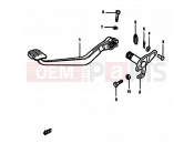 SUZUKI GS550M X (1999) 41 - REAR BRAKE