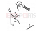 SUZUKI GS550M X (1999) 59 - LEFT HANDLE SWITCH (MODEL X)