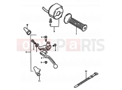 SUZUKI GS550M X (1999) 61 - LEFT HANDLE SWITCH (MODEL X E34)