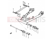 SUZUKI GS550M X (1999) 67 - REAR SWINGING ARM