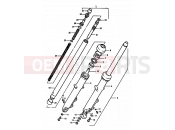 SUZUKI GS550M X (1999) 48 - FRONT FORK (MODEL X)