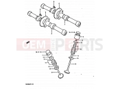 SUZUKI GS650GT Z (1982) 10 - CAM SHAFT - VALVE