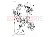 SUZUKI GS850G D (1983) 27 - SPEEDOMETER - TACHOMETER