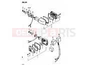 SUZUKI GS850G D (1983) 34 - TURN SIGNAL LAMP (E25)