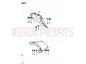 SUZUKI GS850G D (1983) 67 - REAR FENDER EXTENSION