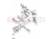 SUZUKI GS850G E (1984) 49 - REAR SWINGING ARM