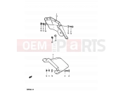 SUZUKI GS850G E (1984) 51 - REAR FENDER EXTENSION