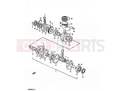 SUZUKI GS850G G (1986) 7 - CRANKSHAFT