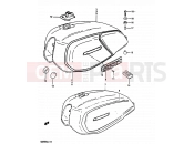 SUZUKI GS850G G (1986) 33 - FUEL TANK