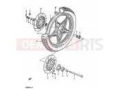 SUZUKI GS850G G (1986) 42 - FRONT WHEEL