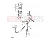 SUZUKI GS850G G (1986) 54 - REAR MASTER CYLINDER