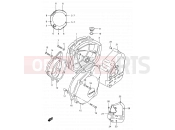 SUZUKI GSF1200 / GSF1200S / GSF1200SA W (1998) Bandit 5 - CRANKCASE COVER