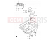 SUZUKI GSF1200 / GSF1200S / GSF1200SA W (1998) Bandit 6 - OIL PAN