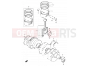 SUZUKI GSF1200 / GSF1200S / GSF1200SA W (1998) Bandit 8 - CRANKSHAFT