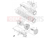 SUZUKI GSF1200 / GSF1200S / GSF1200SA W (1998) Bandit 17 - CLUTCH