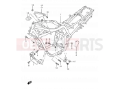 SUZUKI GSF1200 / GSF1200S / GSF1200SA W (1998) Bandit 31B - FRAME (GSF1200W/SW)