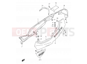 SUZUKI GSF1200 / GSF1200S / GSF1200SA W (1998) Bandit 36H - FRAME COVER (GSF1200SAY)