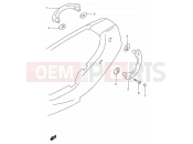 SUZUKI GSF1200 / GSF1200S / GSF1200SA W (1998) Bandit 45 - RIDER HANDLE